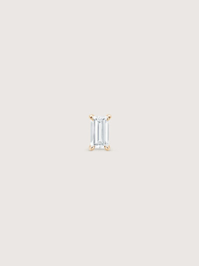 Baguette Diamond Earring (Yellow Gold)