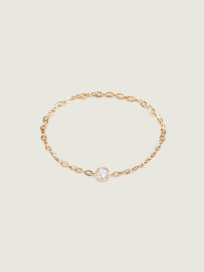 Round Diamond Bracelet (Yellow Gold)