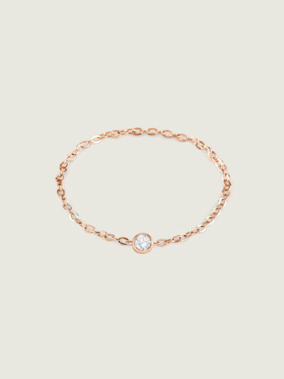 Round Diamond Bracelet (Rose Gold)