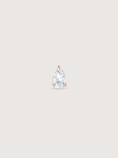 Pear Diamond Earring (Rose Gold)