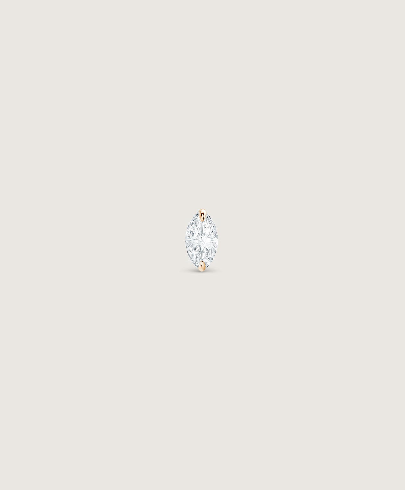 Marquise Diamond Earring (Rose Gold) - Image 3