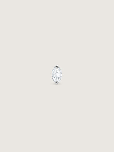 Marquise Diamond Earring (White Gold)