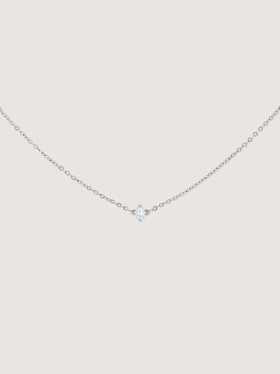 Marquise Diamond Necklace (White Gold)