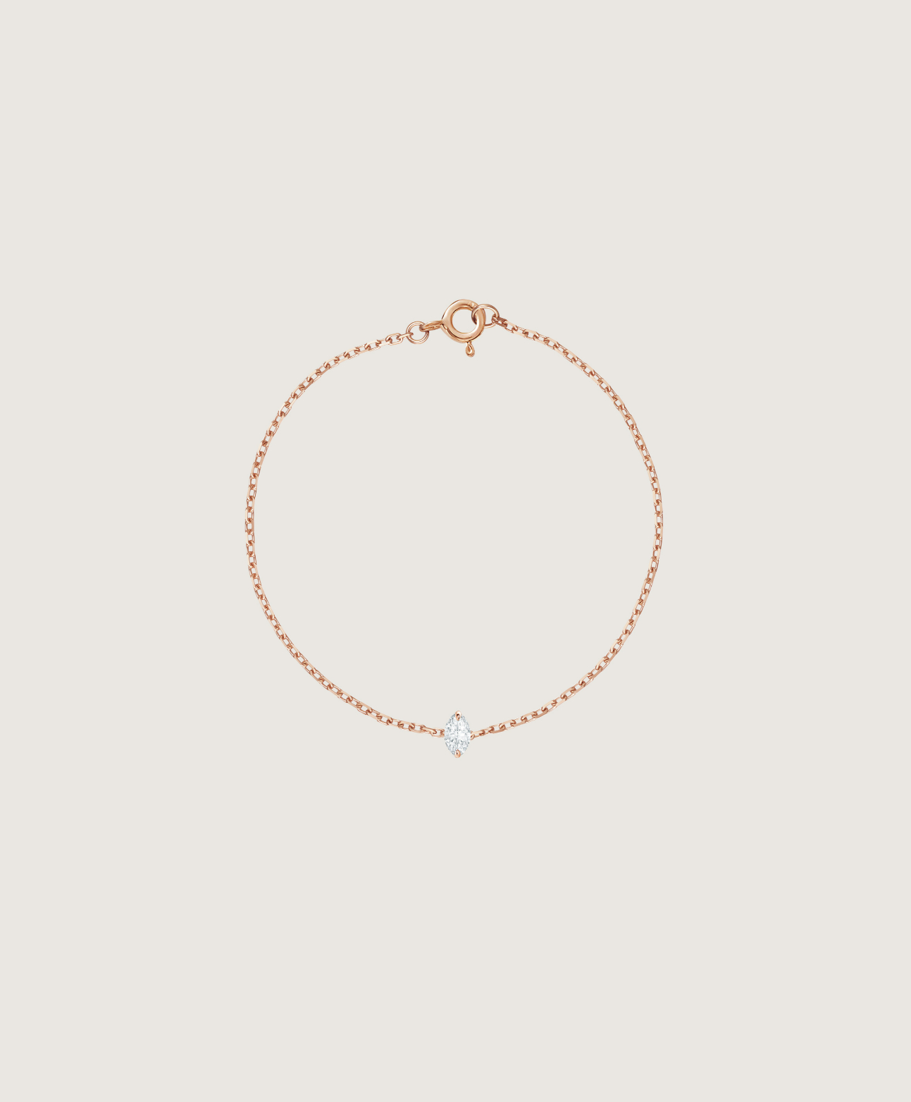 Marquise Diamond Bracelet (White Gold) - Image 2