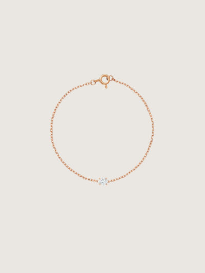 Oval Diamond Bracelet (Rose Gold)