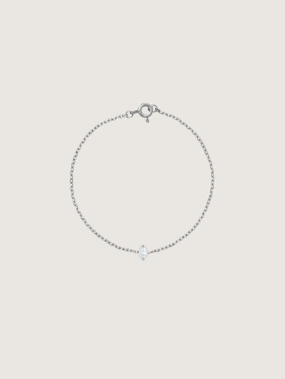 Marquise Diamond Bracelet (White Gold)