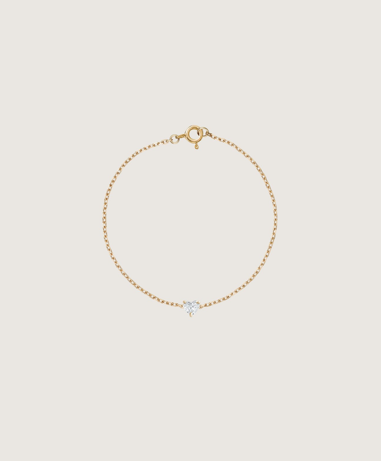 Heart Diamond Bracelet (Rose Gold) - Image 2